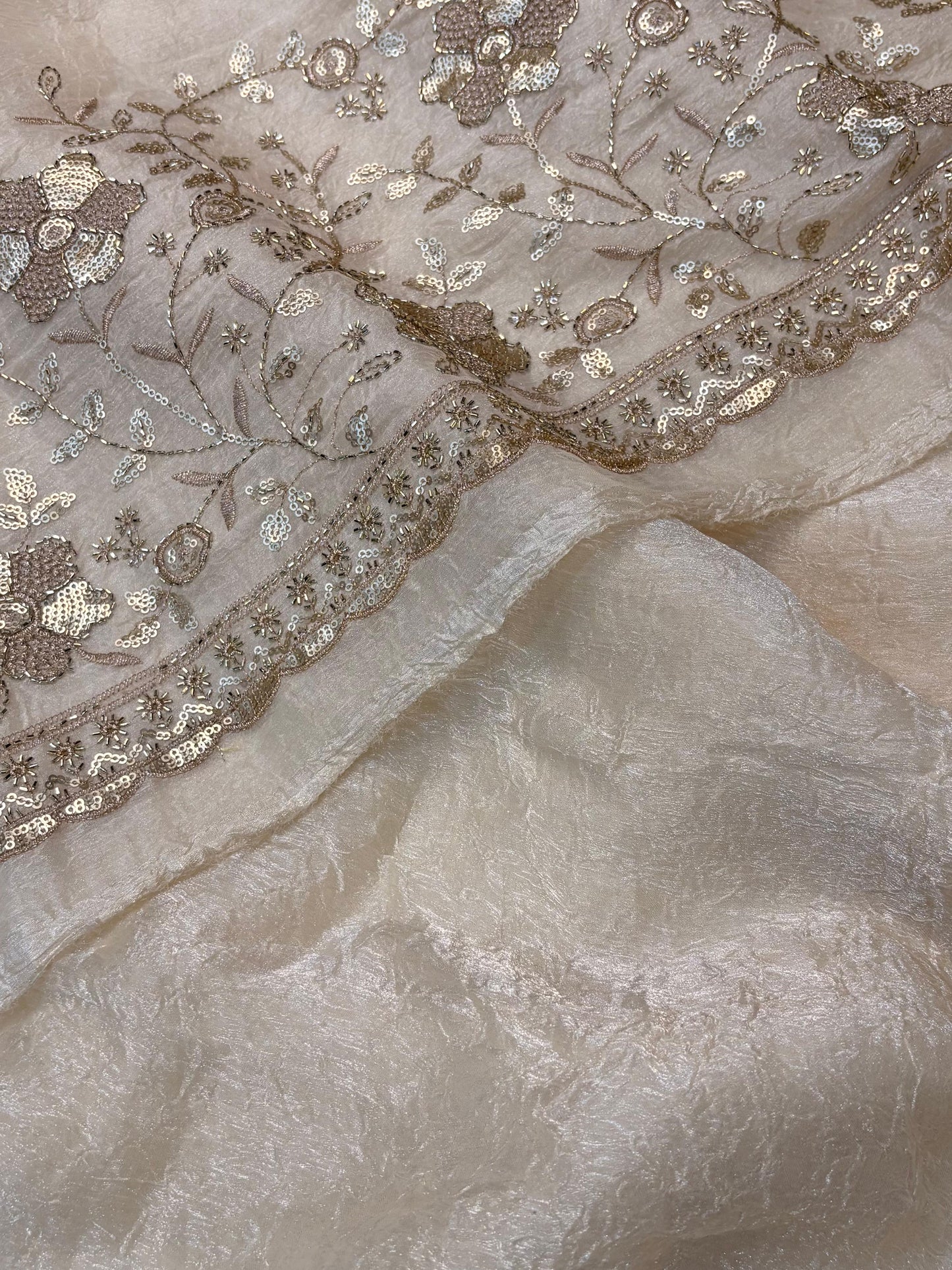 Fancy Crush Salsa Saree