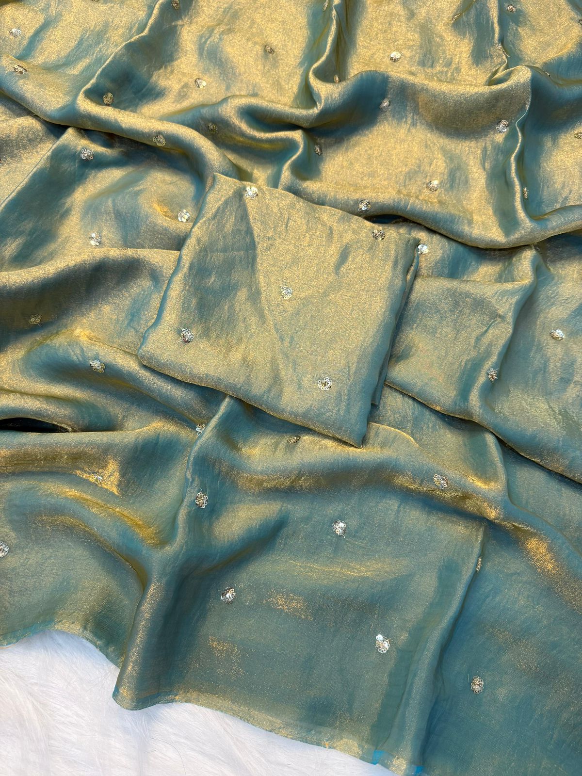 Soft Flowy Space Silk Saree