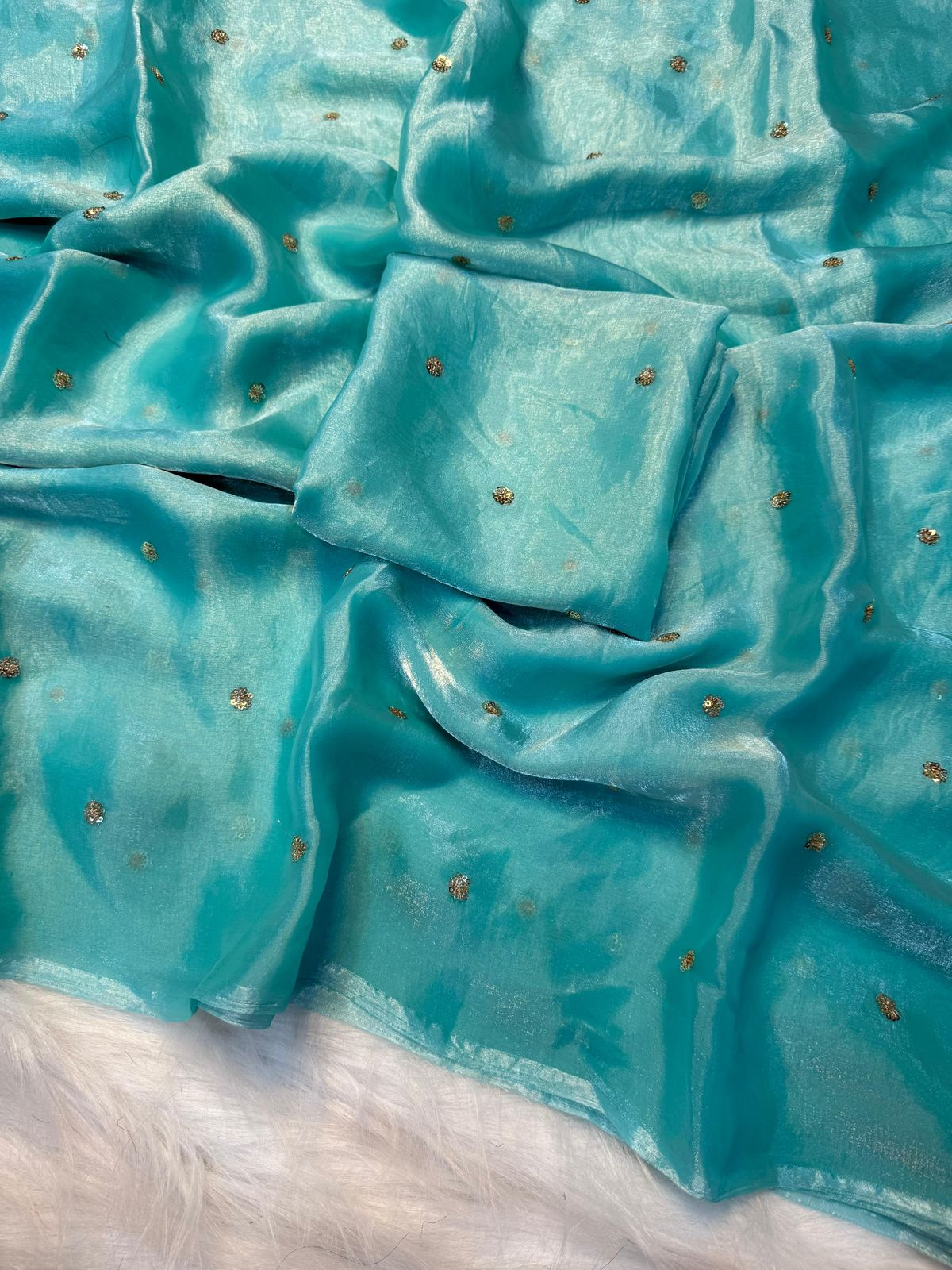 Soft Flowy Space Silk Saree
