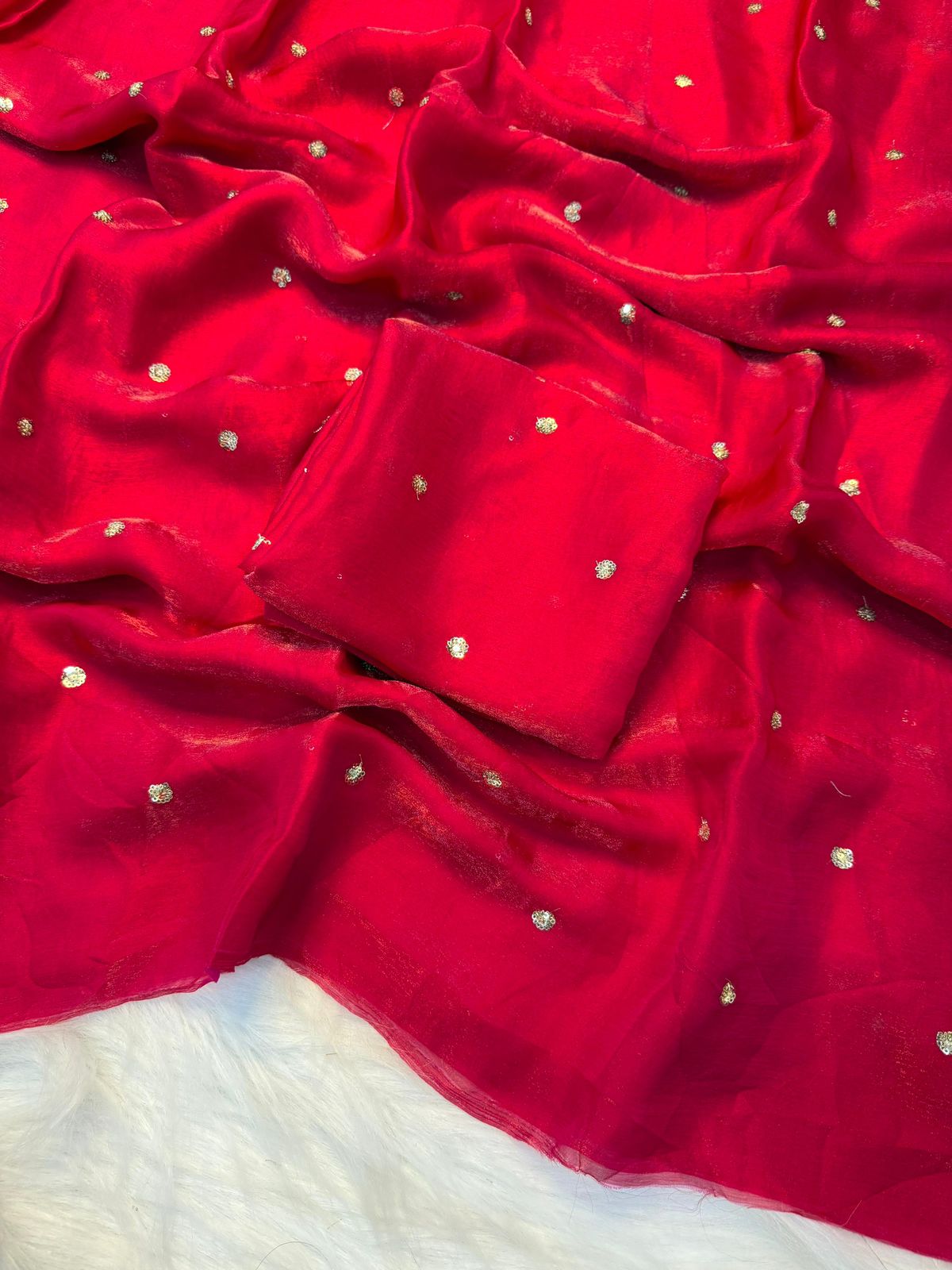 Soft Flowy Space Silk Saree
