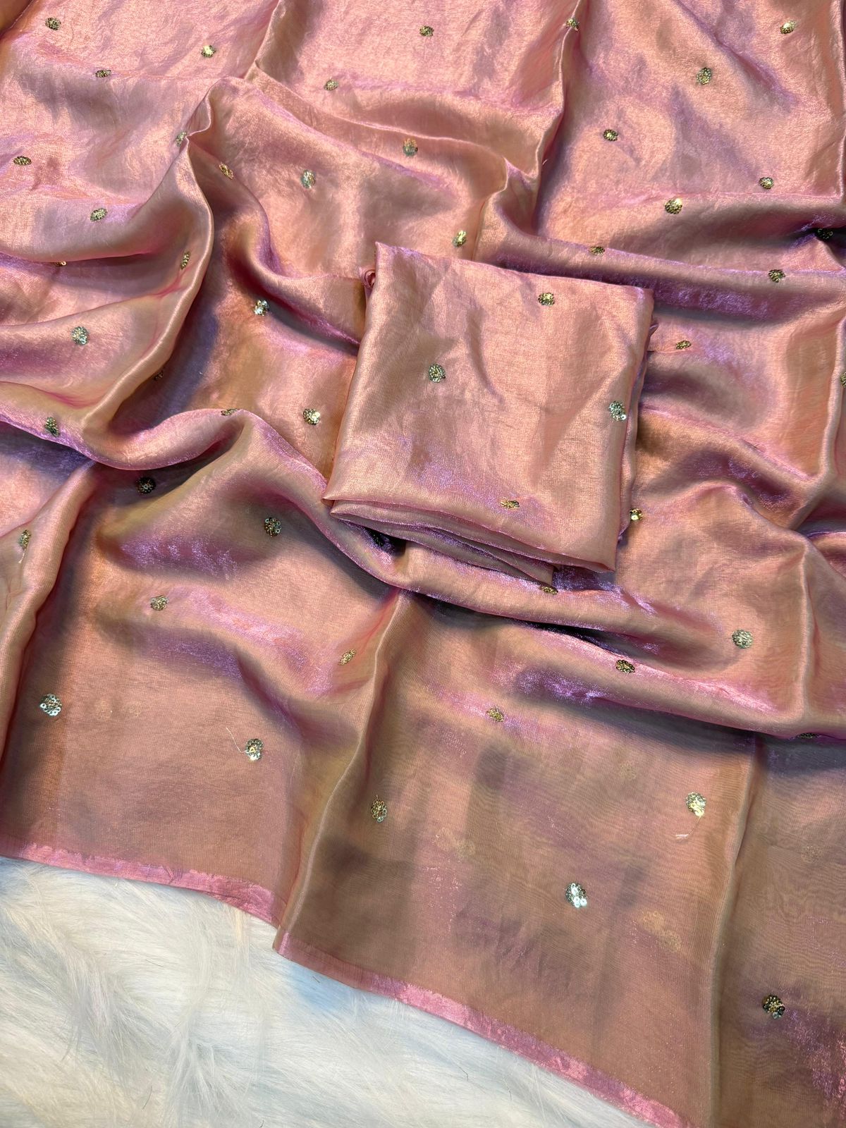 Soft Flowy Space Silk Saree