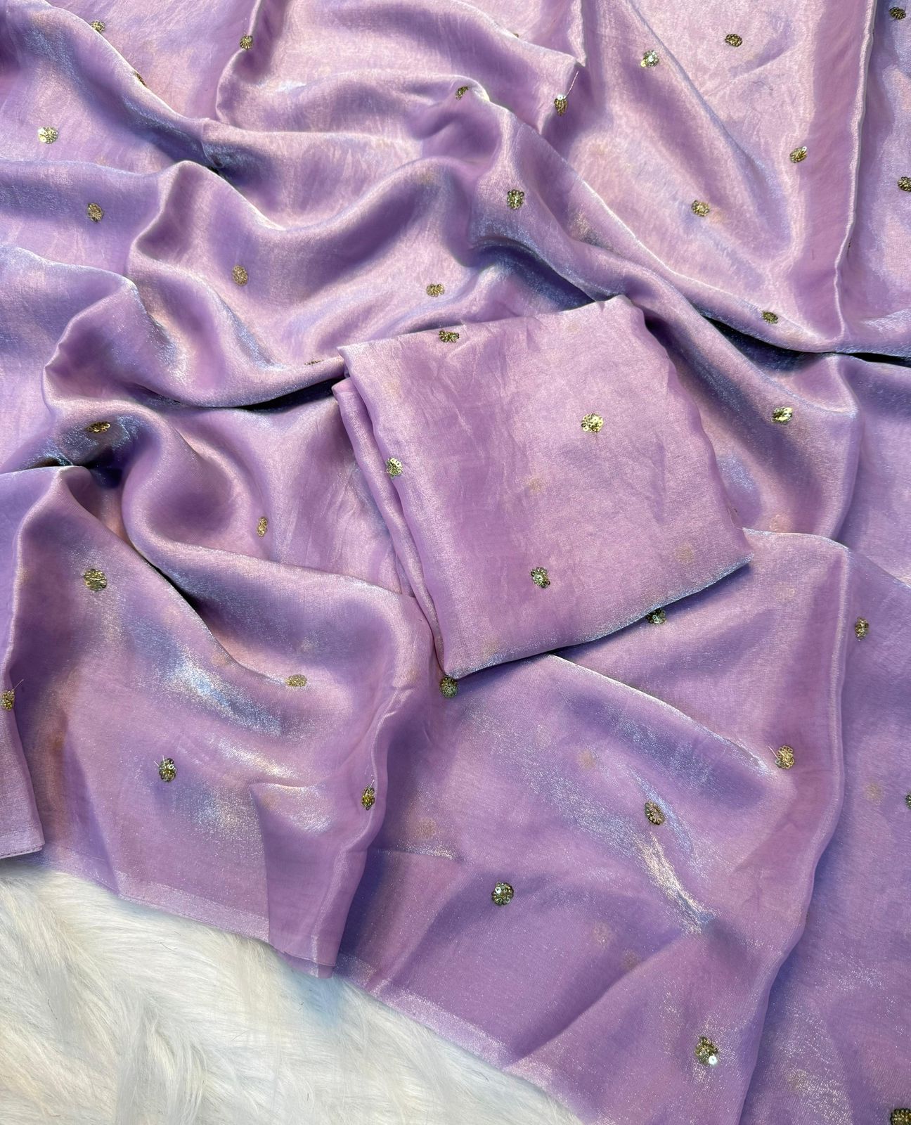 Soft Flowy Space Silk Saree