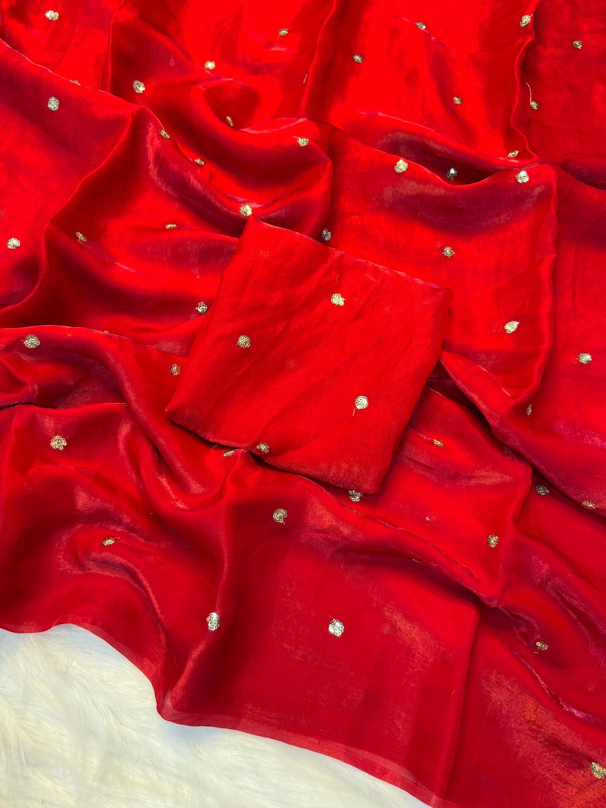 Soft Flowy Space Silk Saree