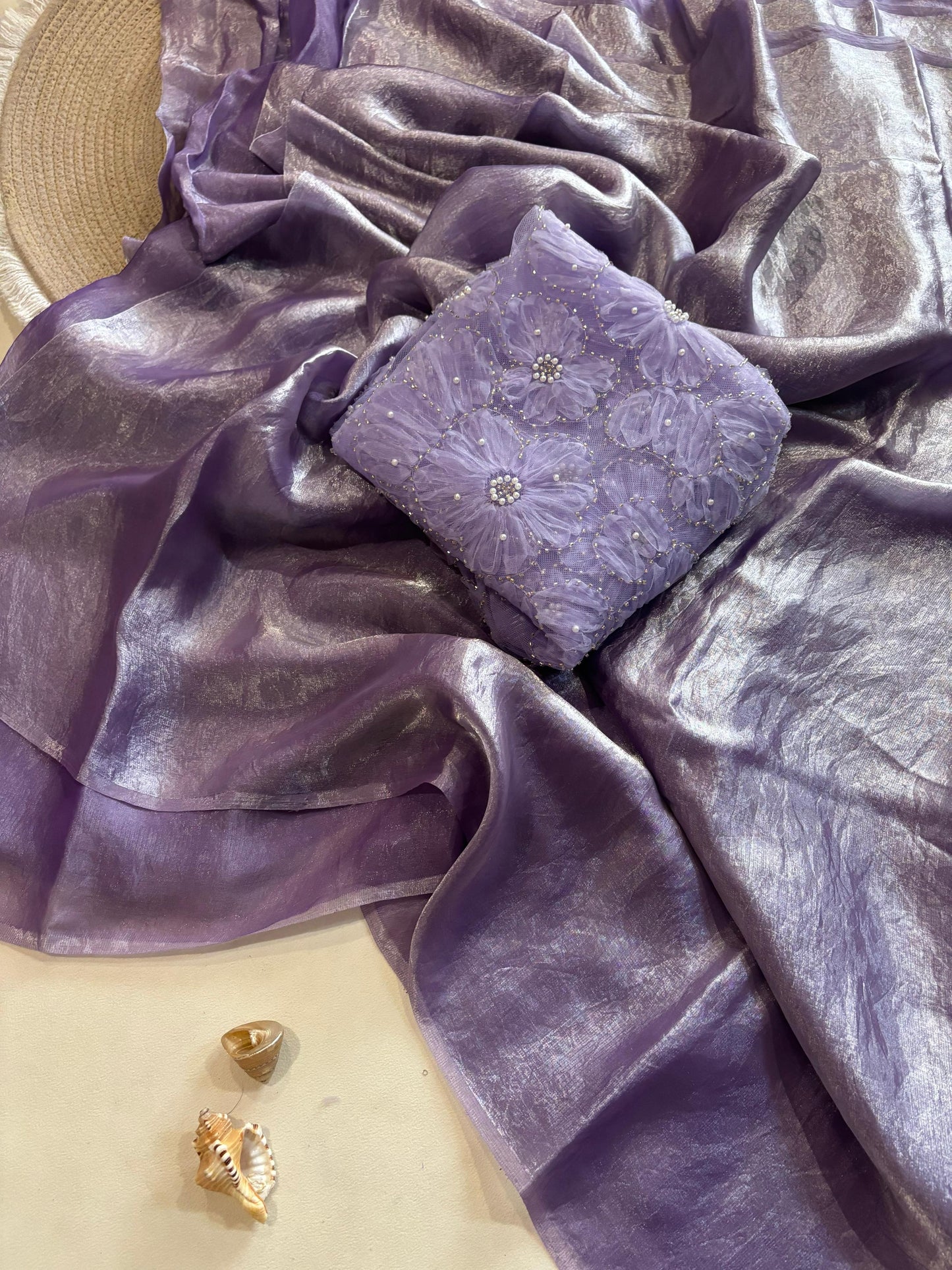 Fandy Satin Silk Saree