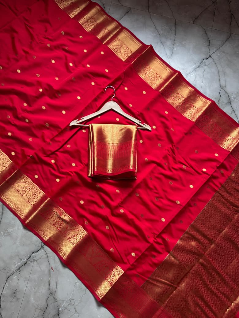 Banarasi Semi Katan Silk Saree