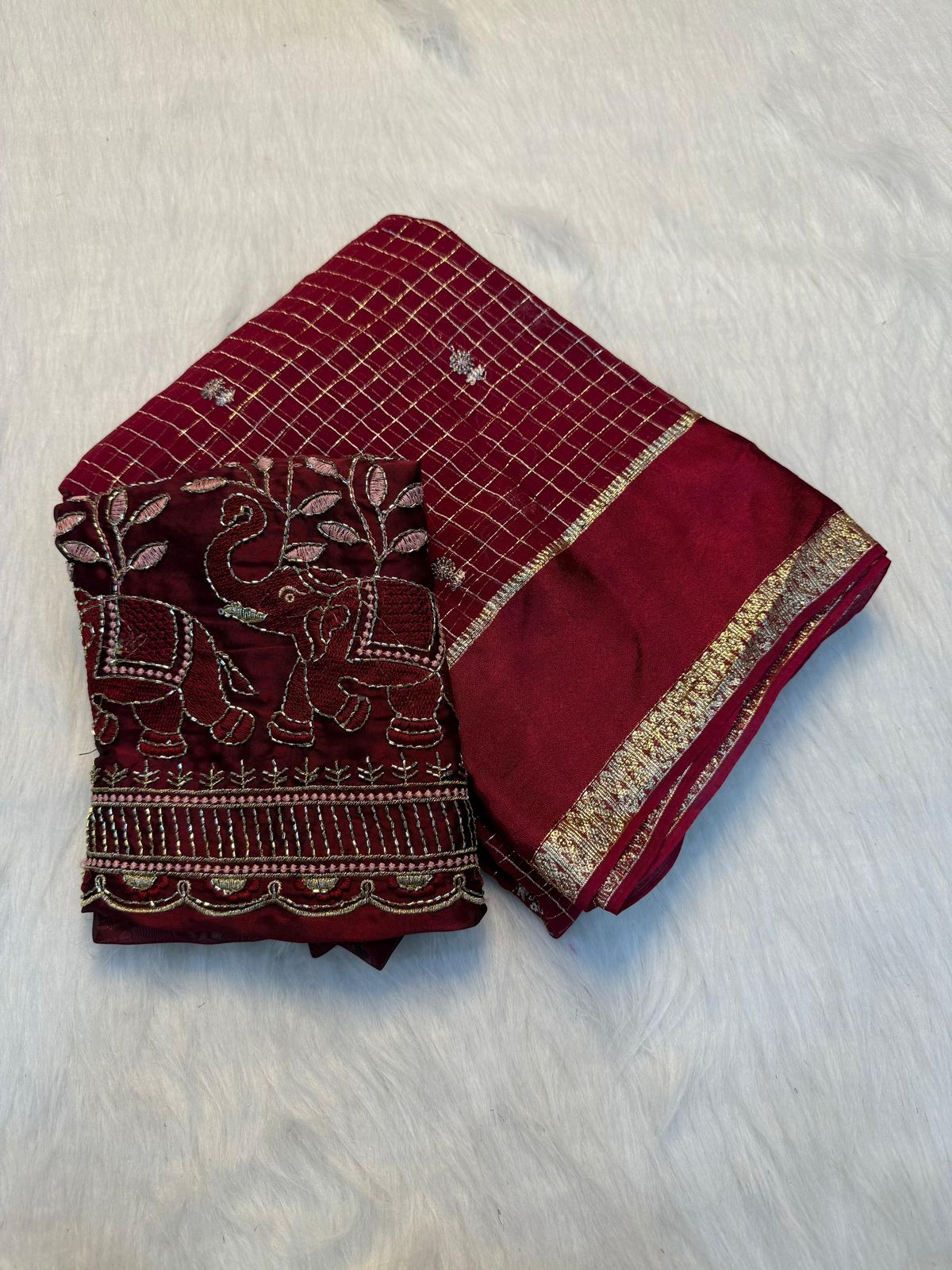 Viscose Georgette Saree