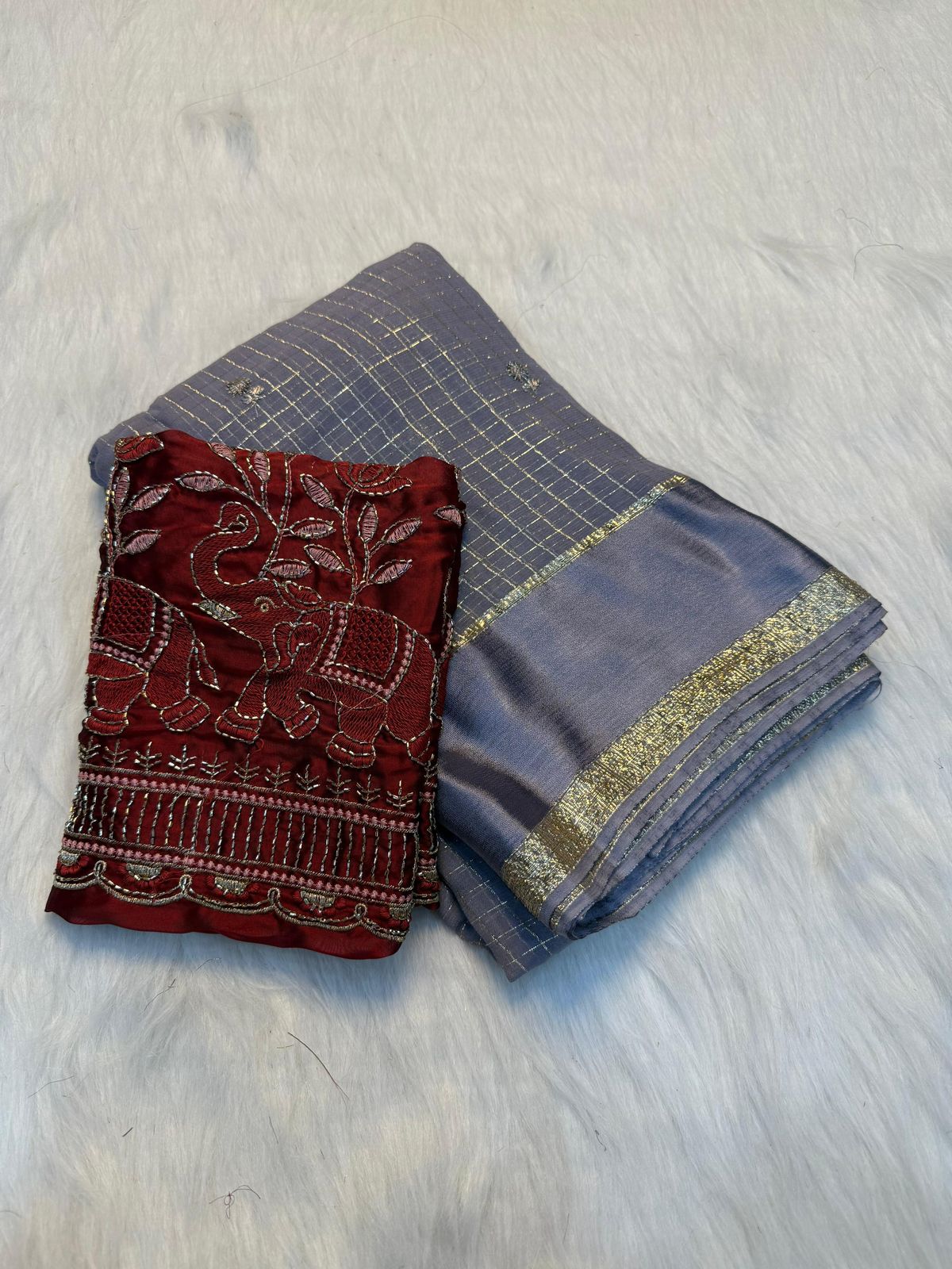 Viscose Georgette Saree