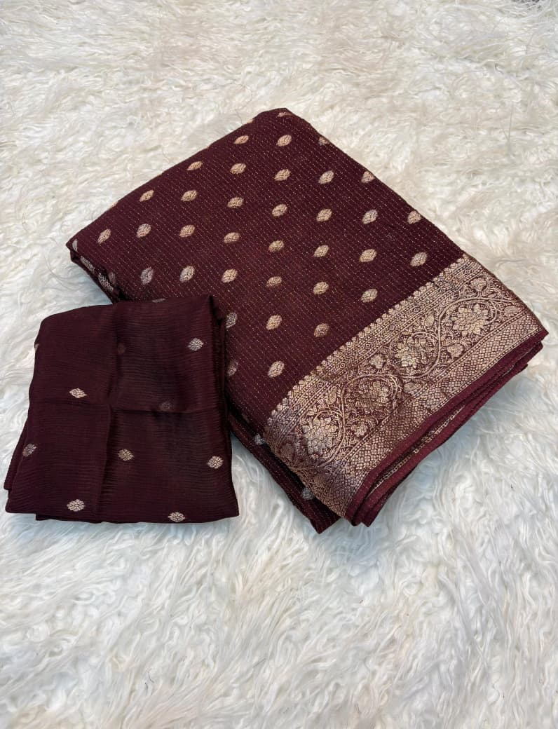 Chinon Viscose Saree