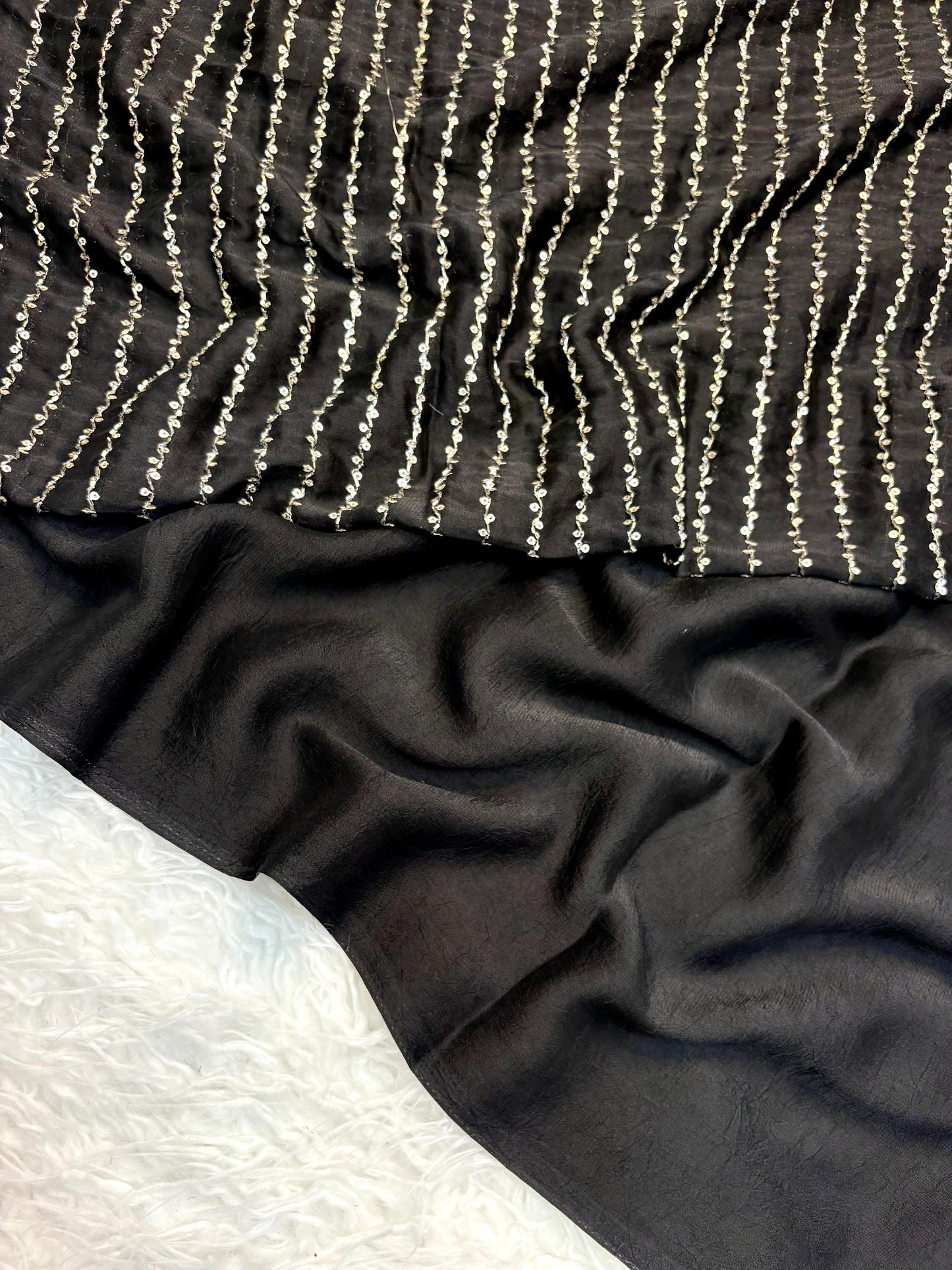 Crushed Party Wear Saree