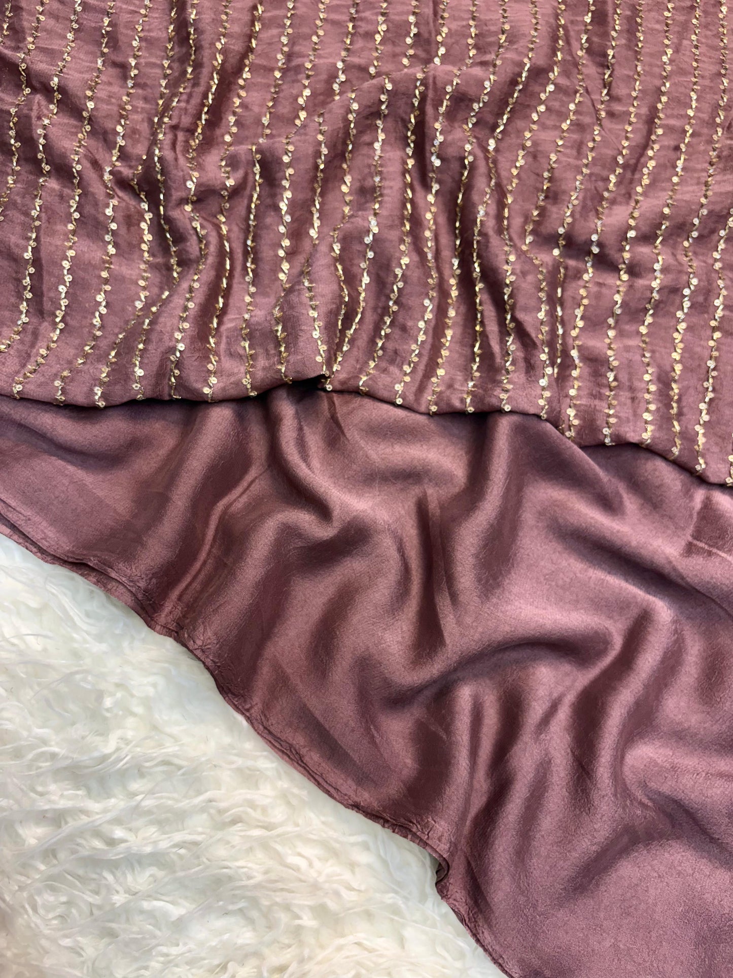 Crushed Party Wear Saree