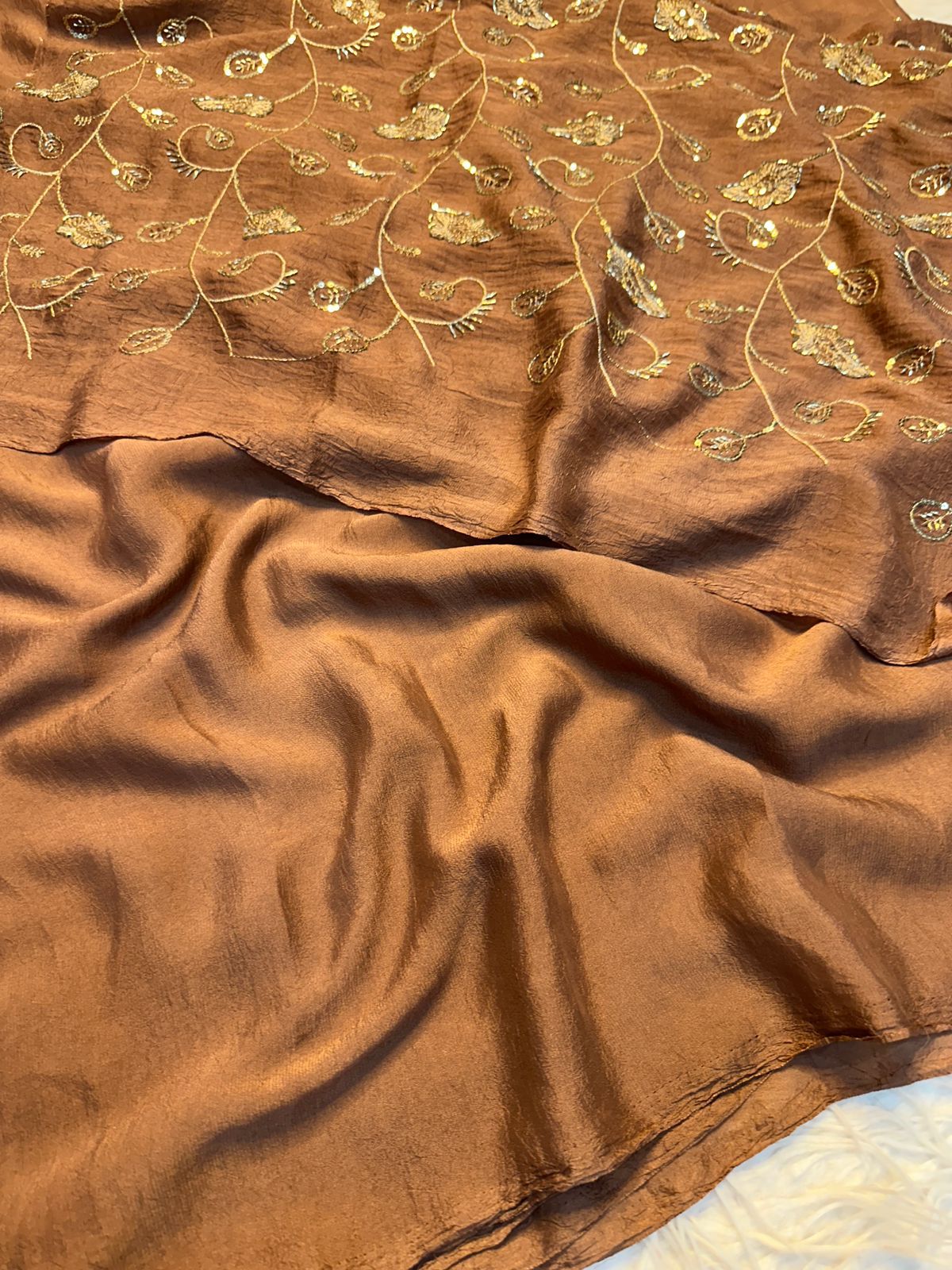 Rangoli Crushed Saree