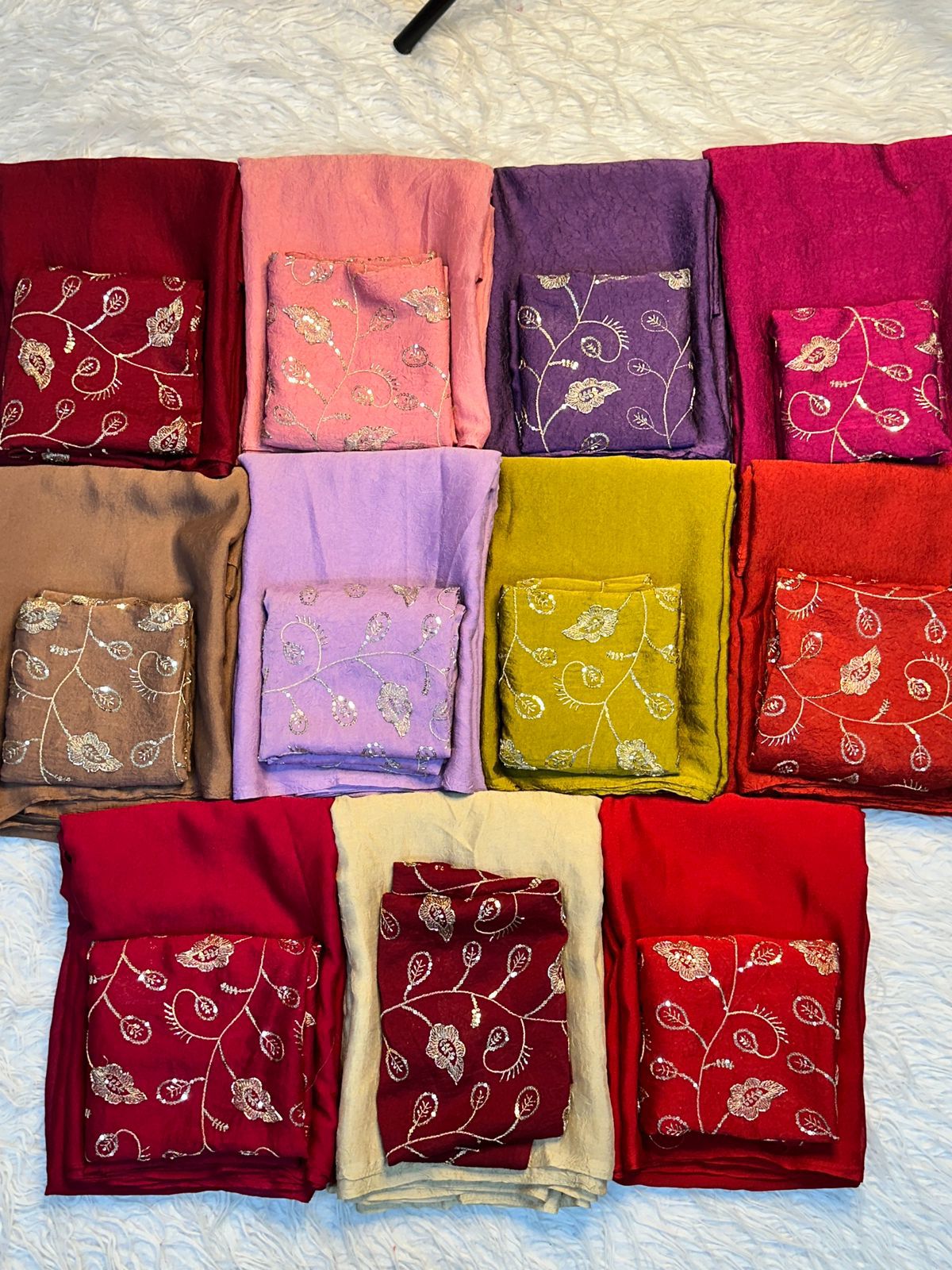 Rangoli Crushed Saree