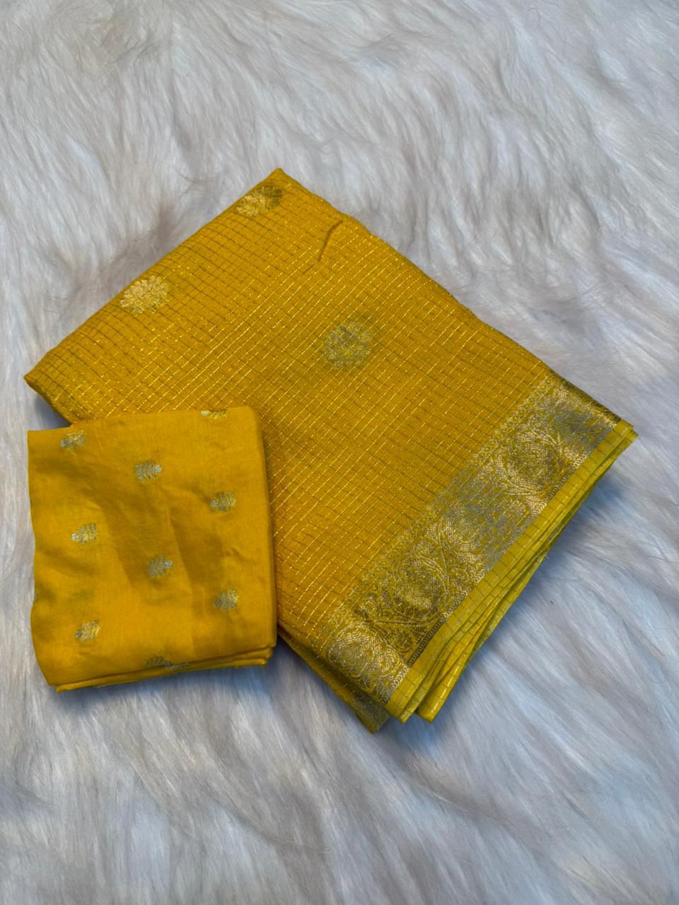 Pure Georgette Chex Saree