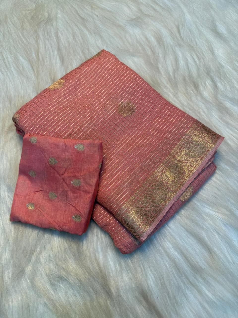 Pure Georgette Chex Saree