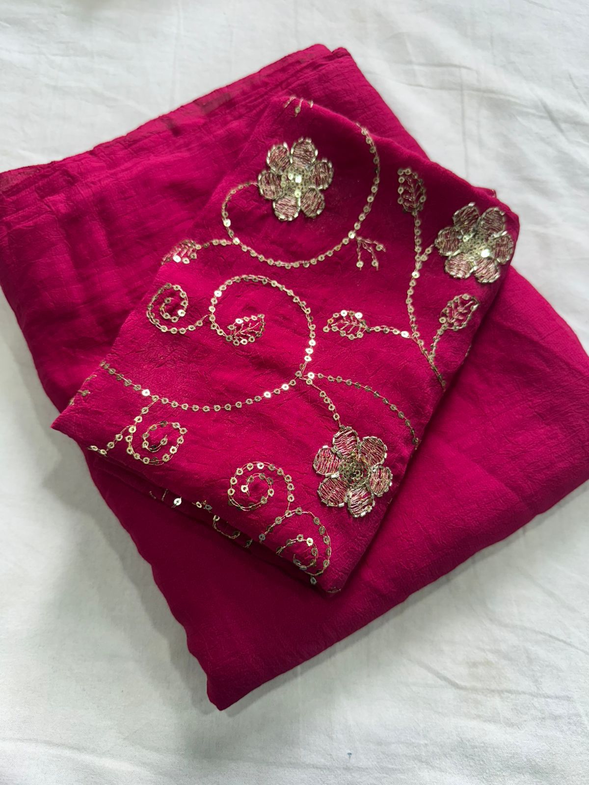Crush Rangoli Saree