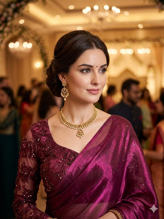 Fandy Satin Silk Saree