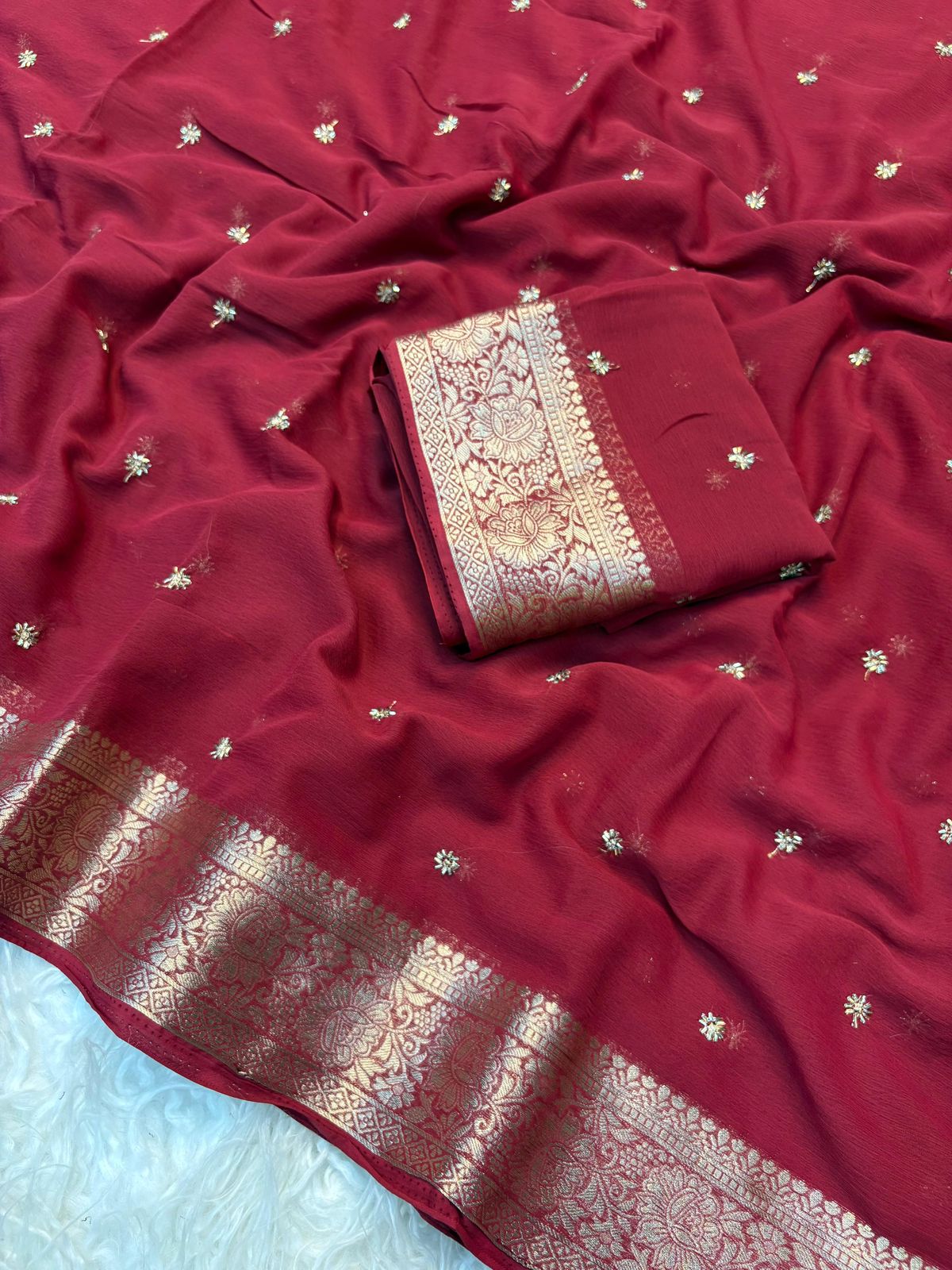 Partywear Chiffon Crepe