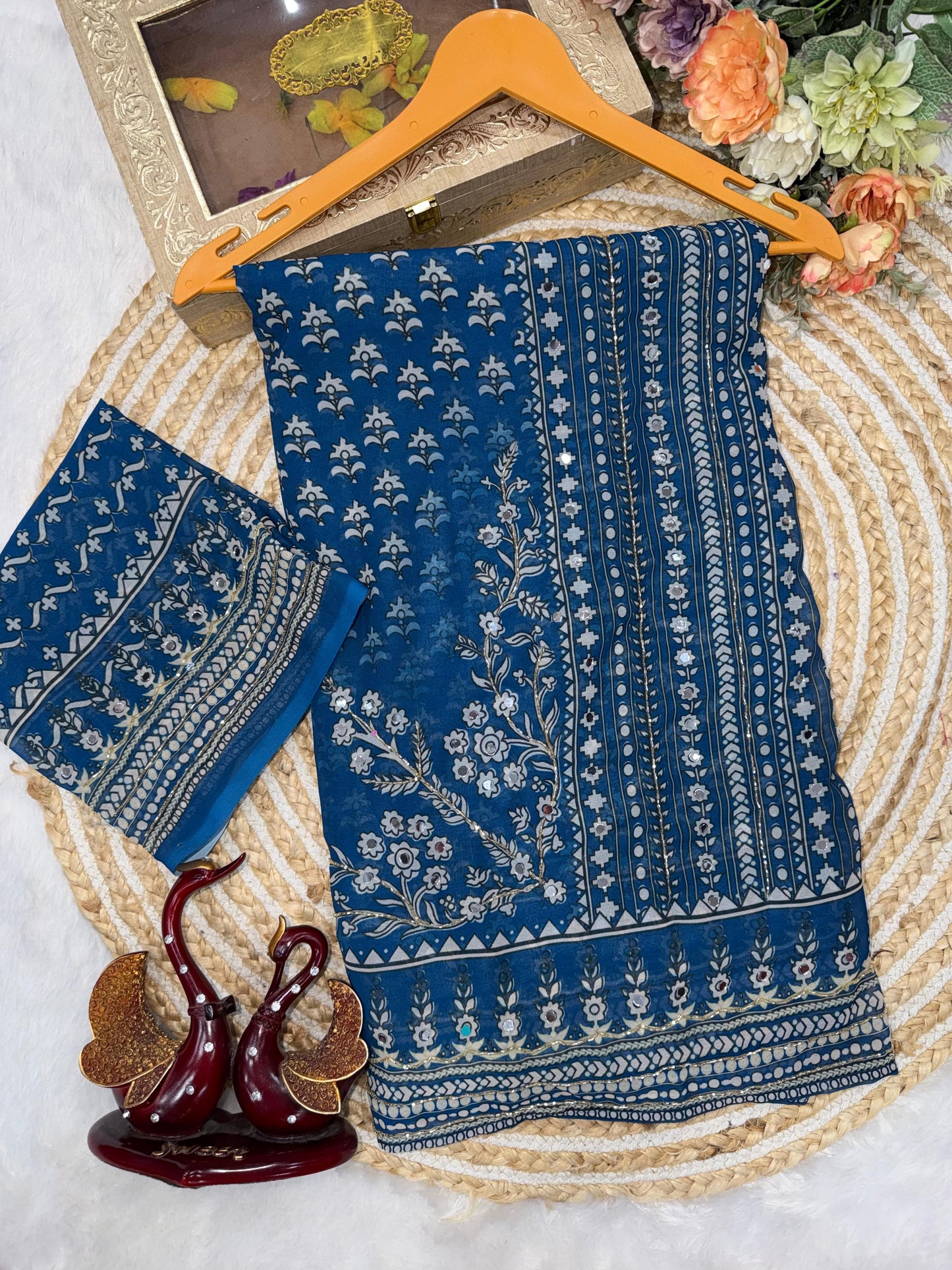 Soft Faux Georgette Saree