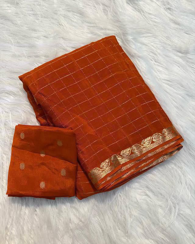 Georgette Chex Viscose Saree