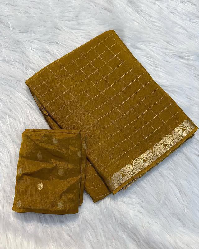Georgette Chex Viscose Saree