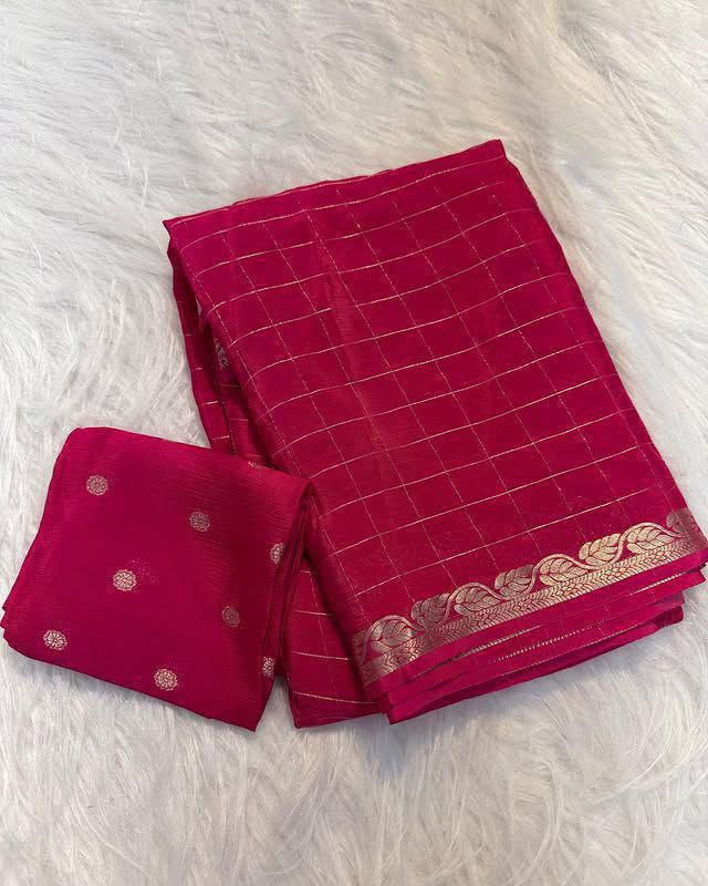 Georgette Chex Viscose Saree