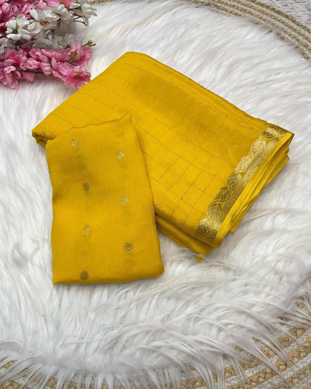Georgette Chex Viscose Saree