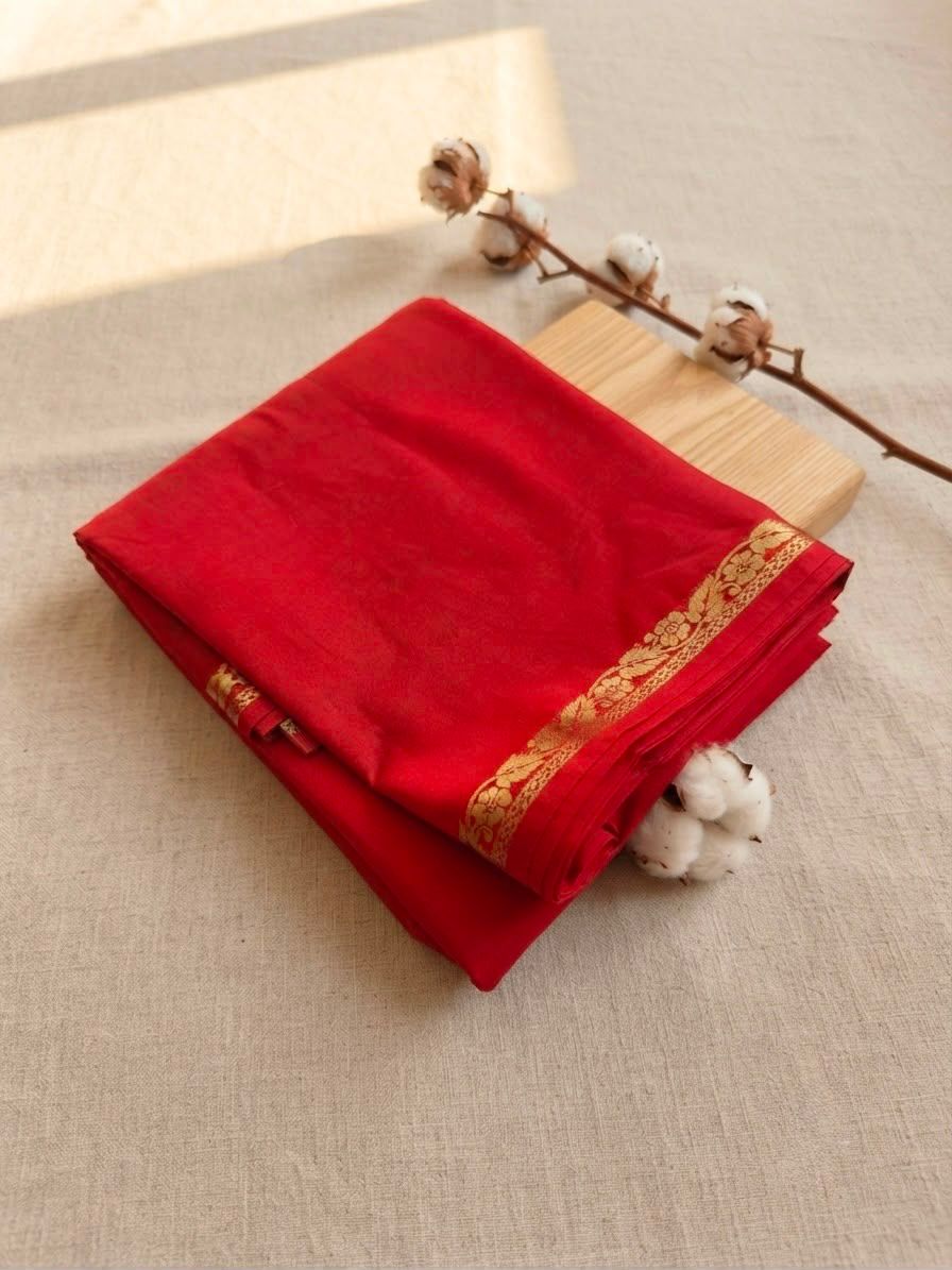 Mysore Crepe Saree
