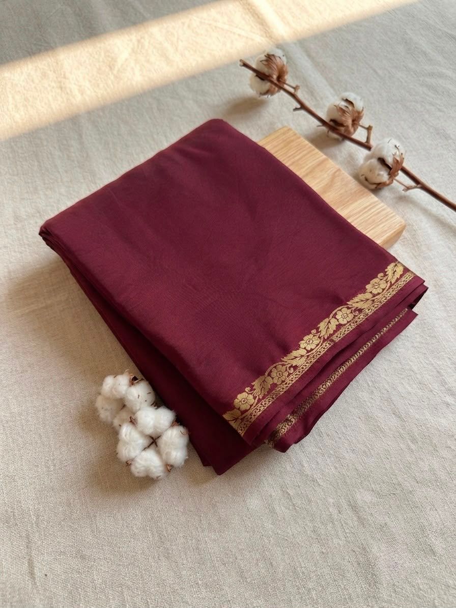 Mysore Crepe Saree