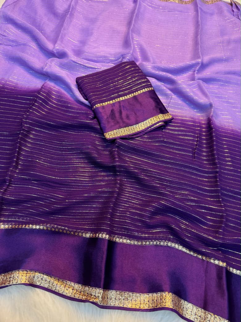 Viscose Georgette Saree