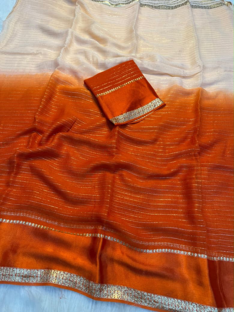 Viscose Georgette Saree