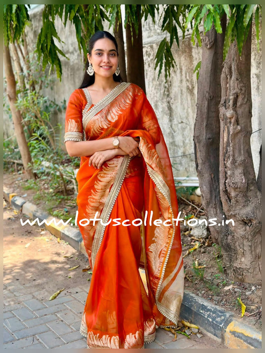 Banarasi Glass Tissue Saree