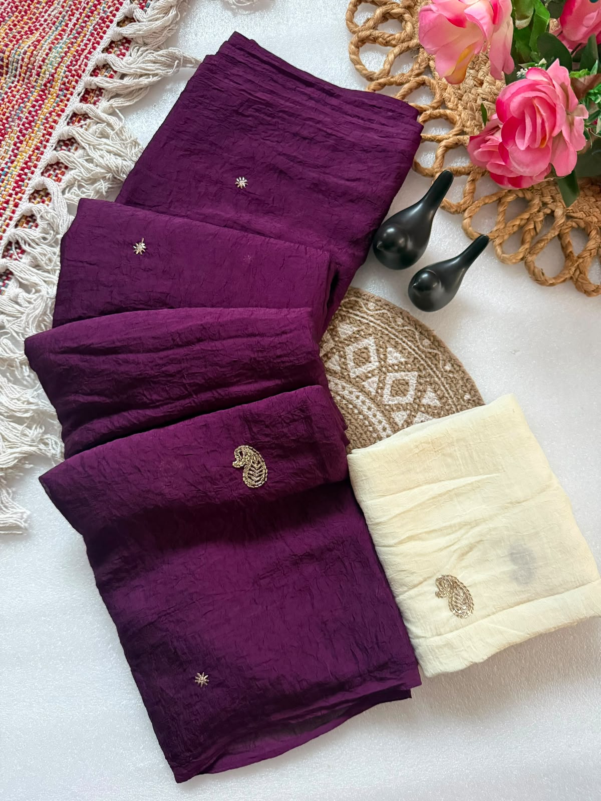 Rangoli Crush Saree