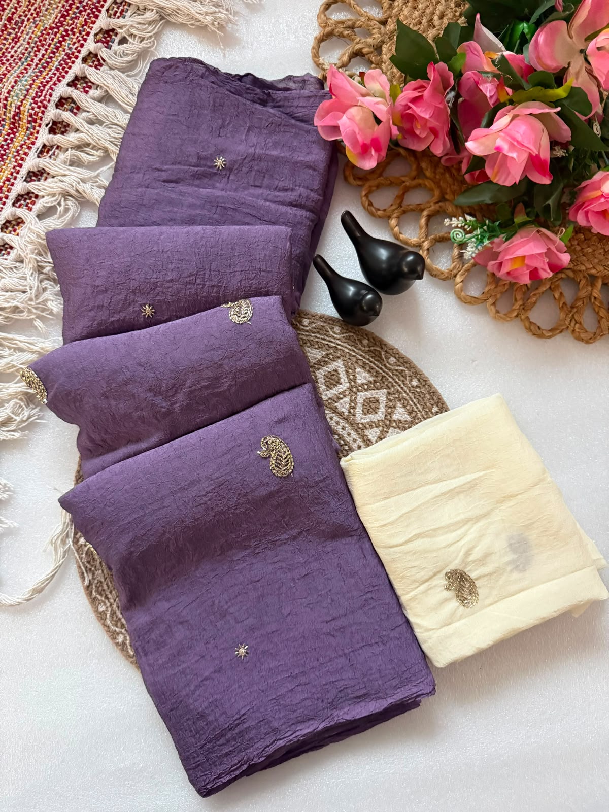 Rangoli Crush Saree