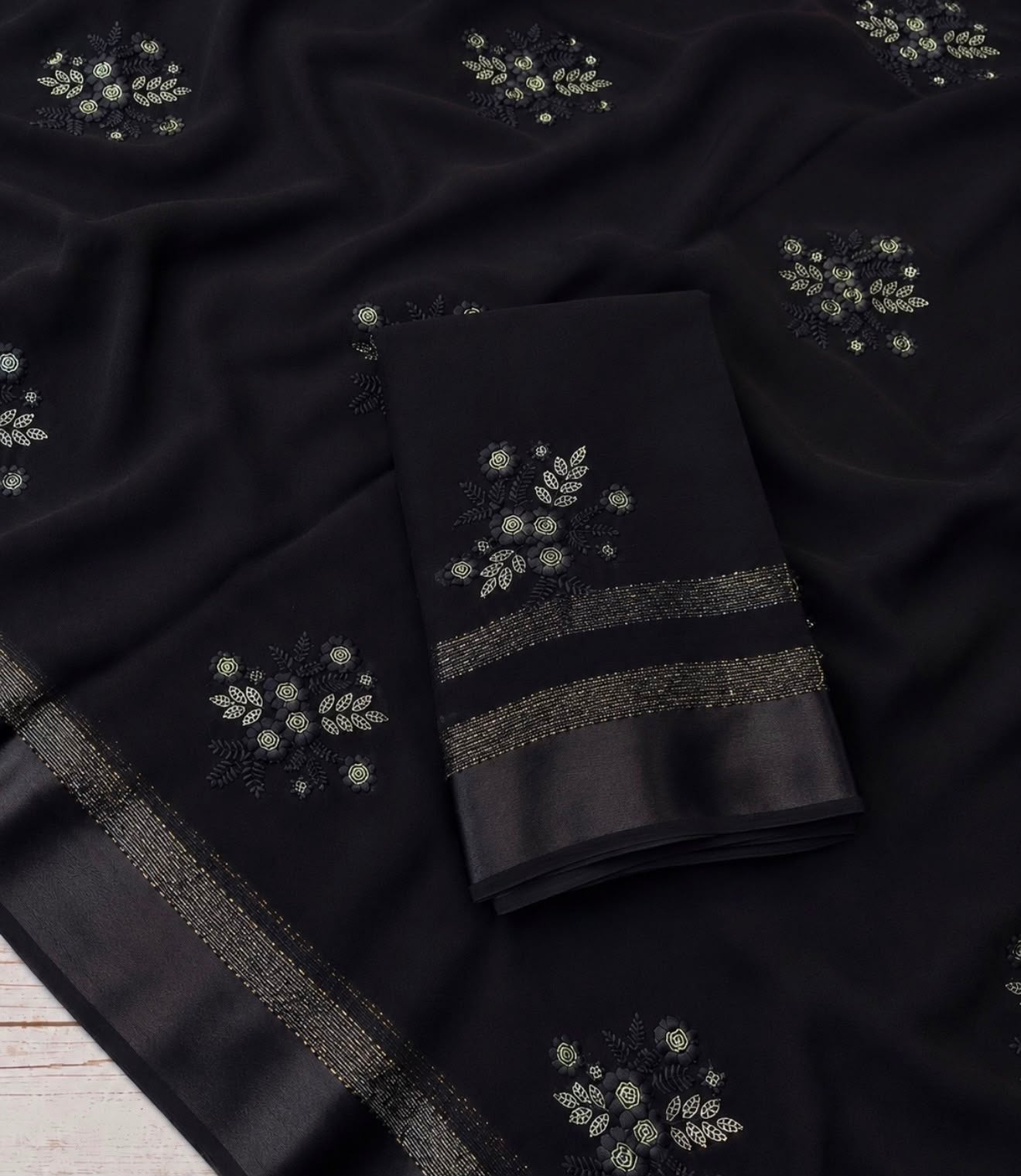 Viscose Georgette Saree