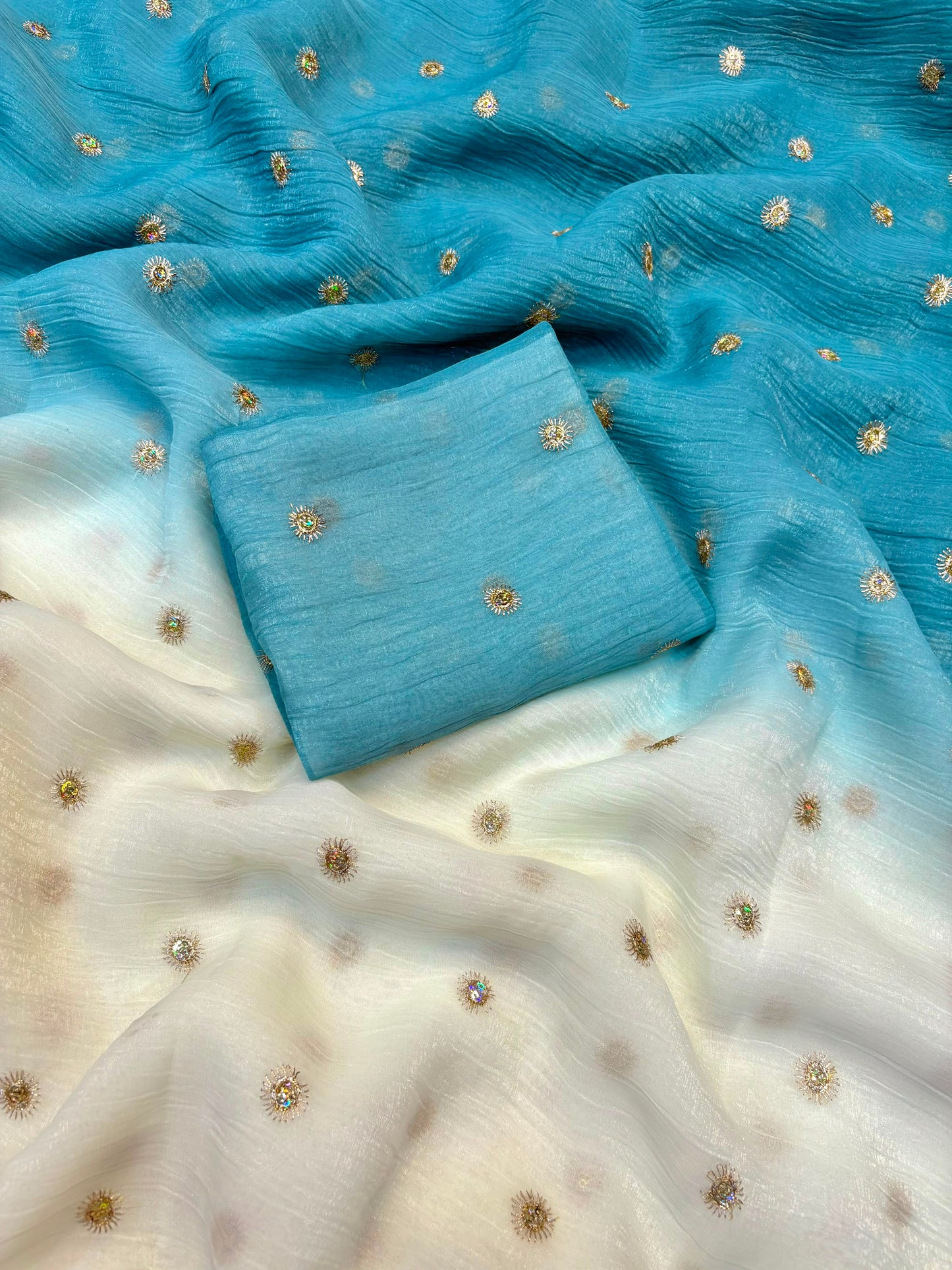 Crunchy Fabric Saree