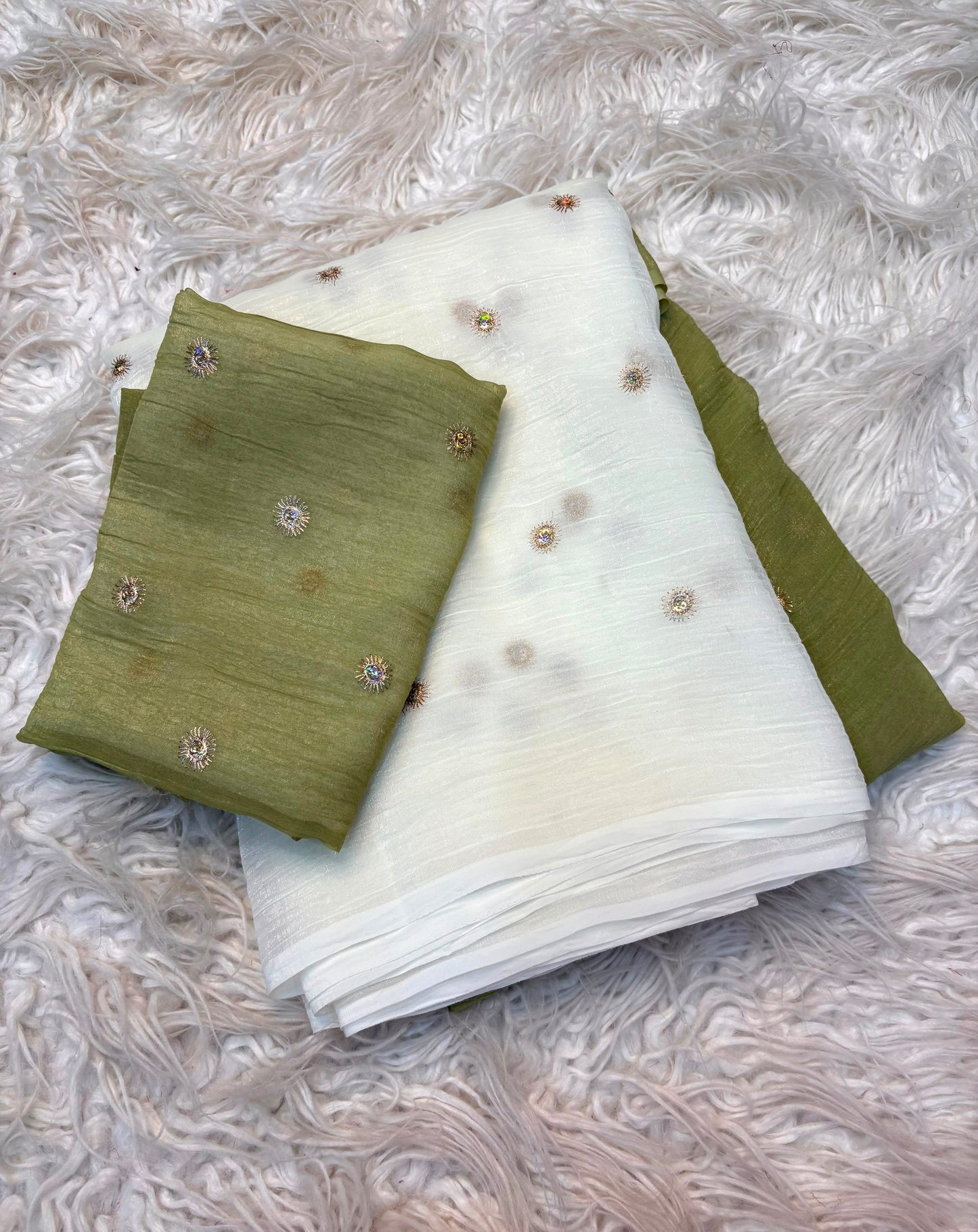 Crunchy Fabric Saree
