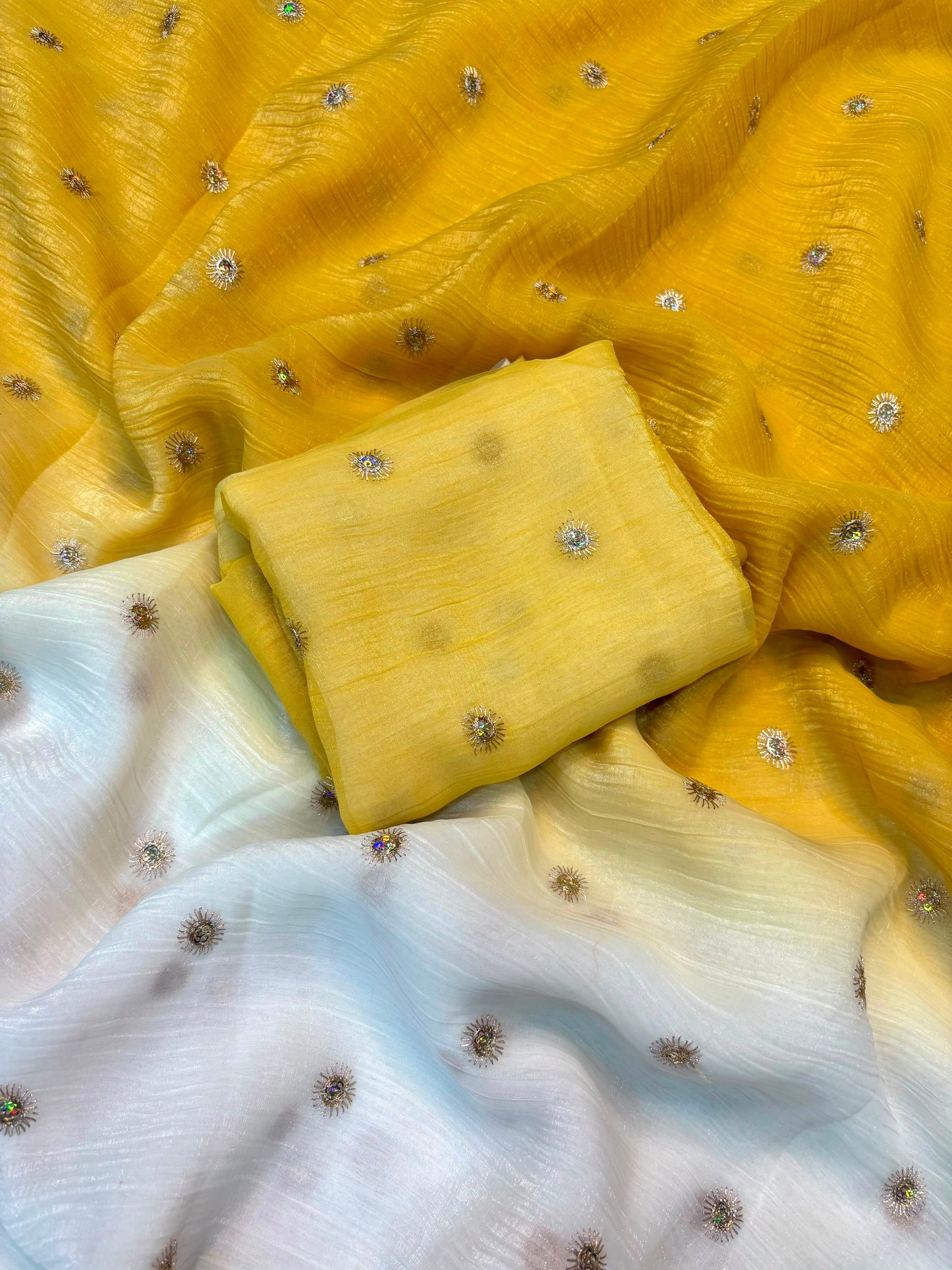 Crunchy Fabric Saree