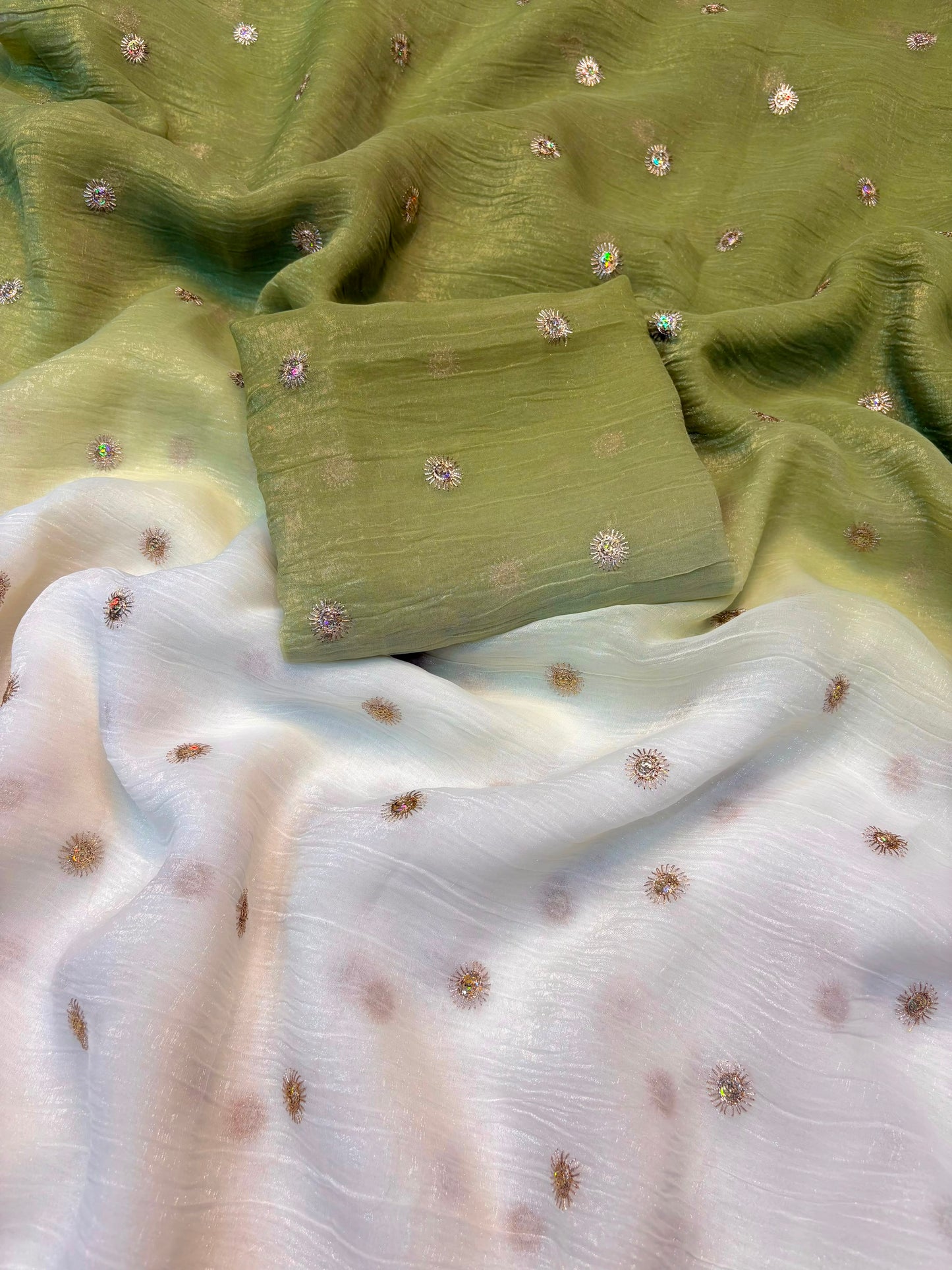 Crunchy Fabric Saree