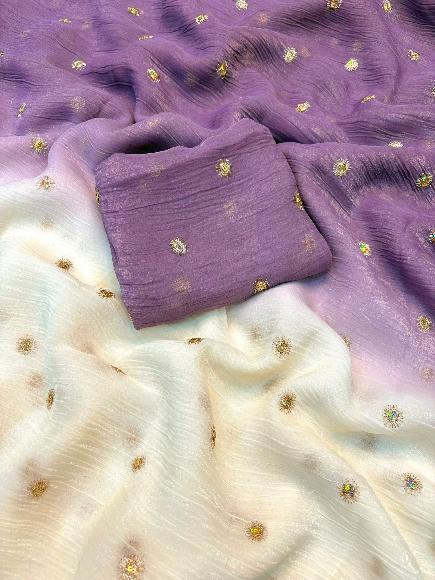 Crunchy Fabric Saree
