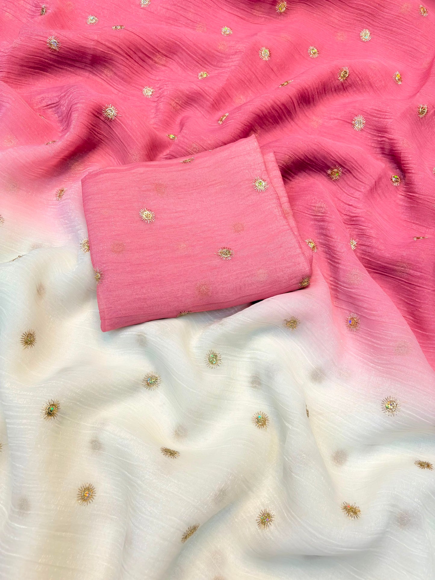 Crunchy Fabric Saree