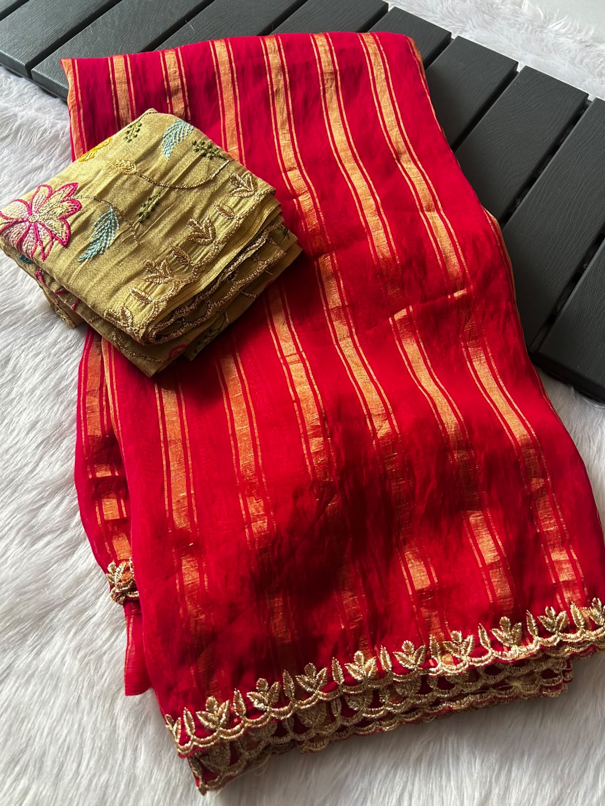 Sufi Crushed Saree