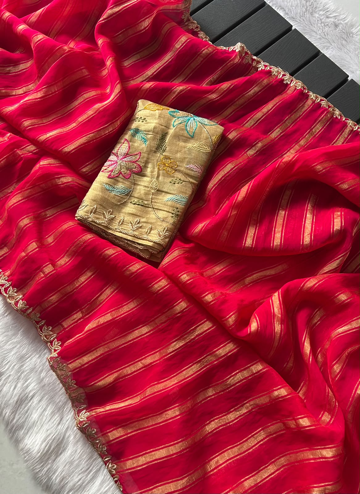 Sufi Crushed Saree