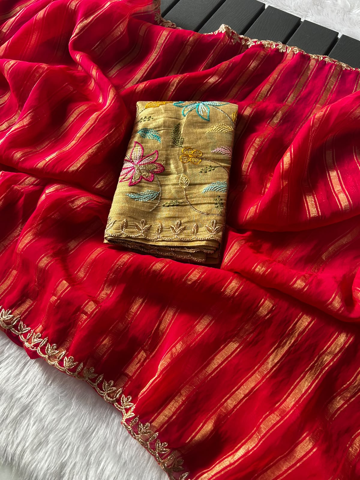 Sufi Crushed Saree