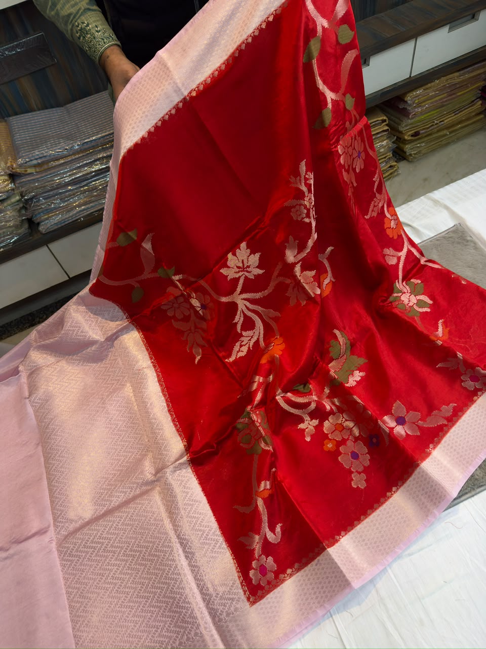 Banarasi Silk Meenakari Work