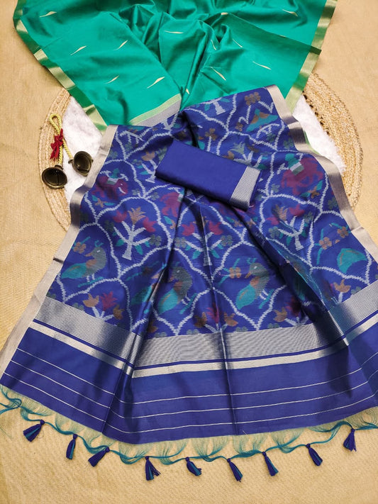 Soft Khadi Raw Silk Saree