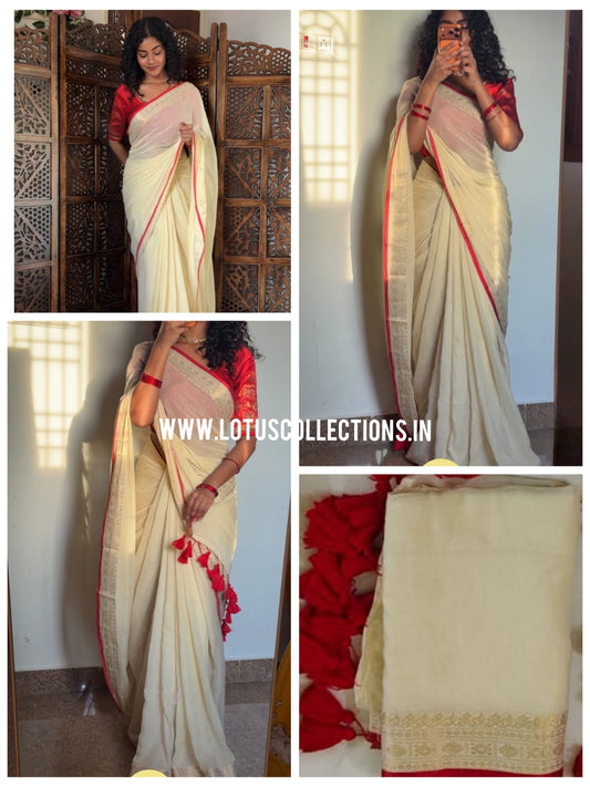 Mul Cotton Saree 120 count