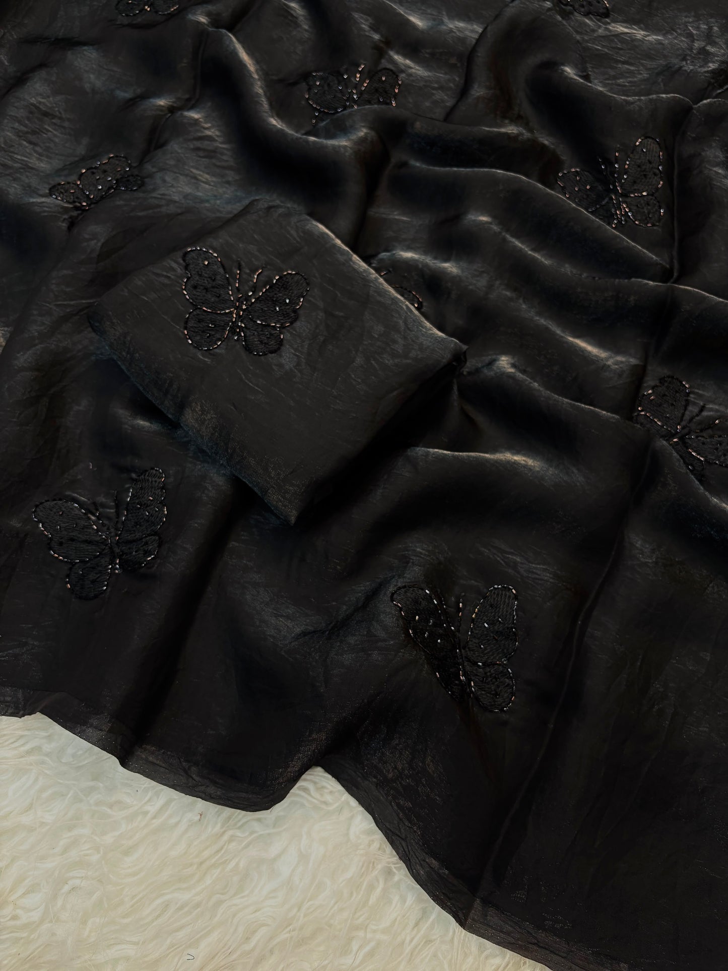 Fendi Satin Saree
