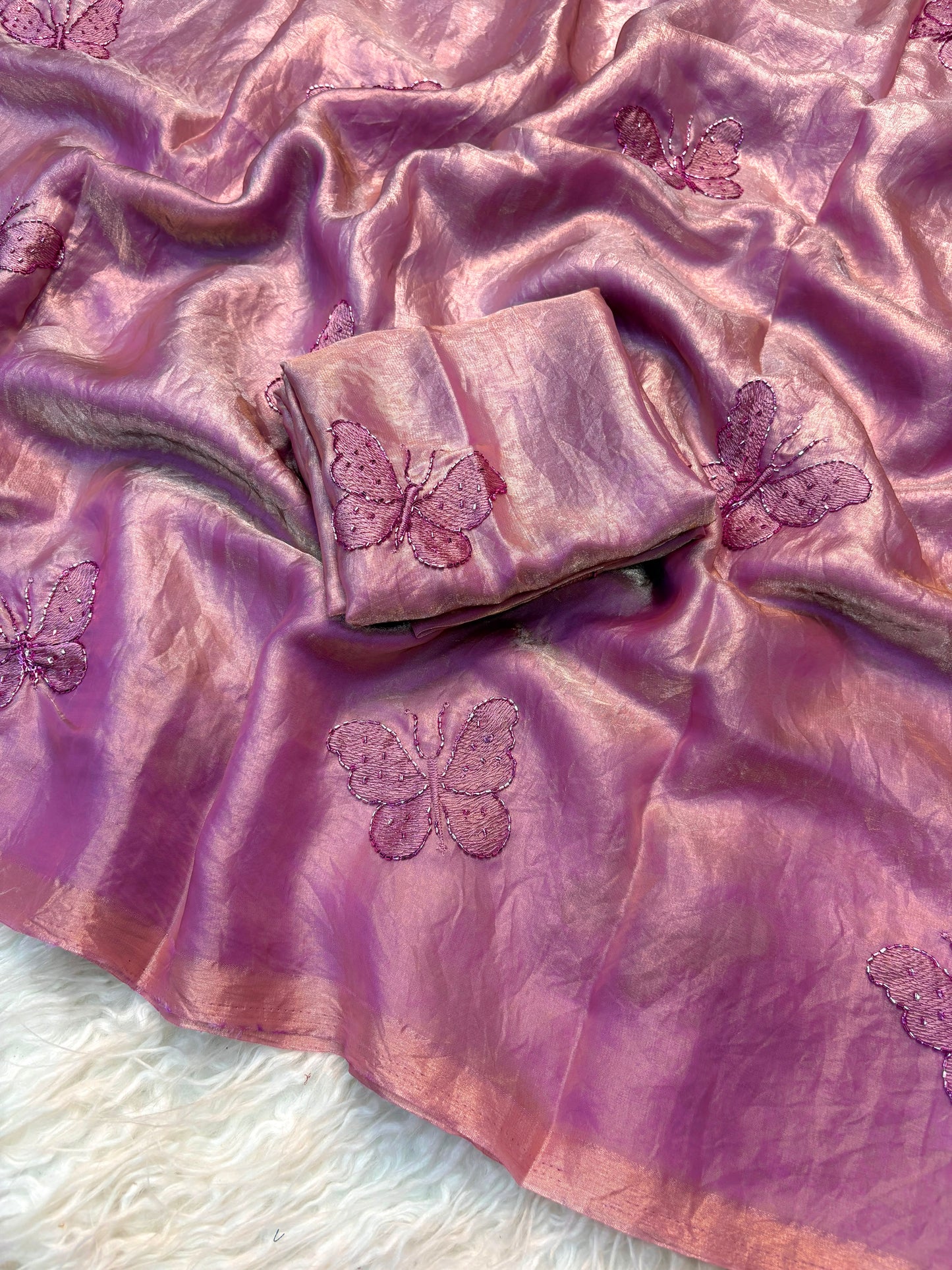 Fendi Satin Saree