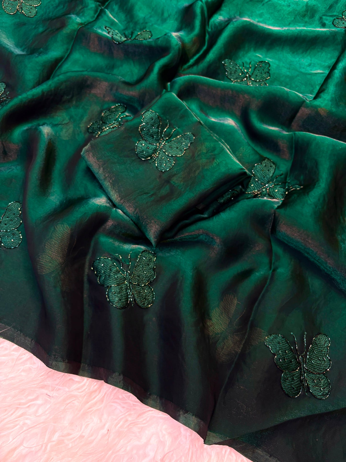 Fendi Satin Saree