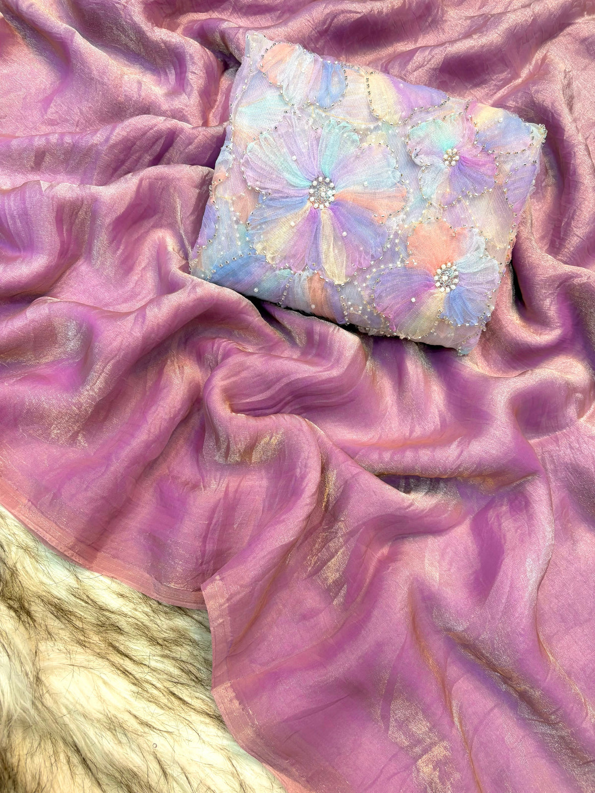Space Silk Saree